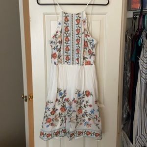 White/Floral Dress